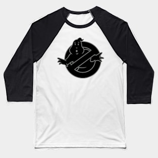 Ghostbusters Tactical All Black Logo Baseball T-Shirt